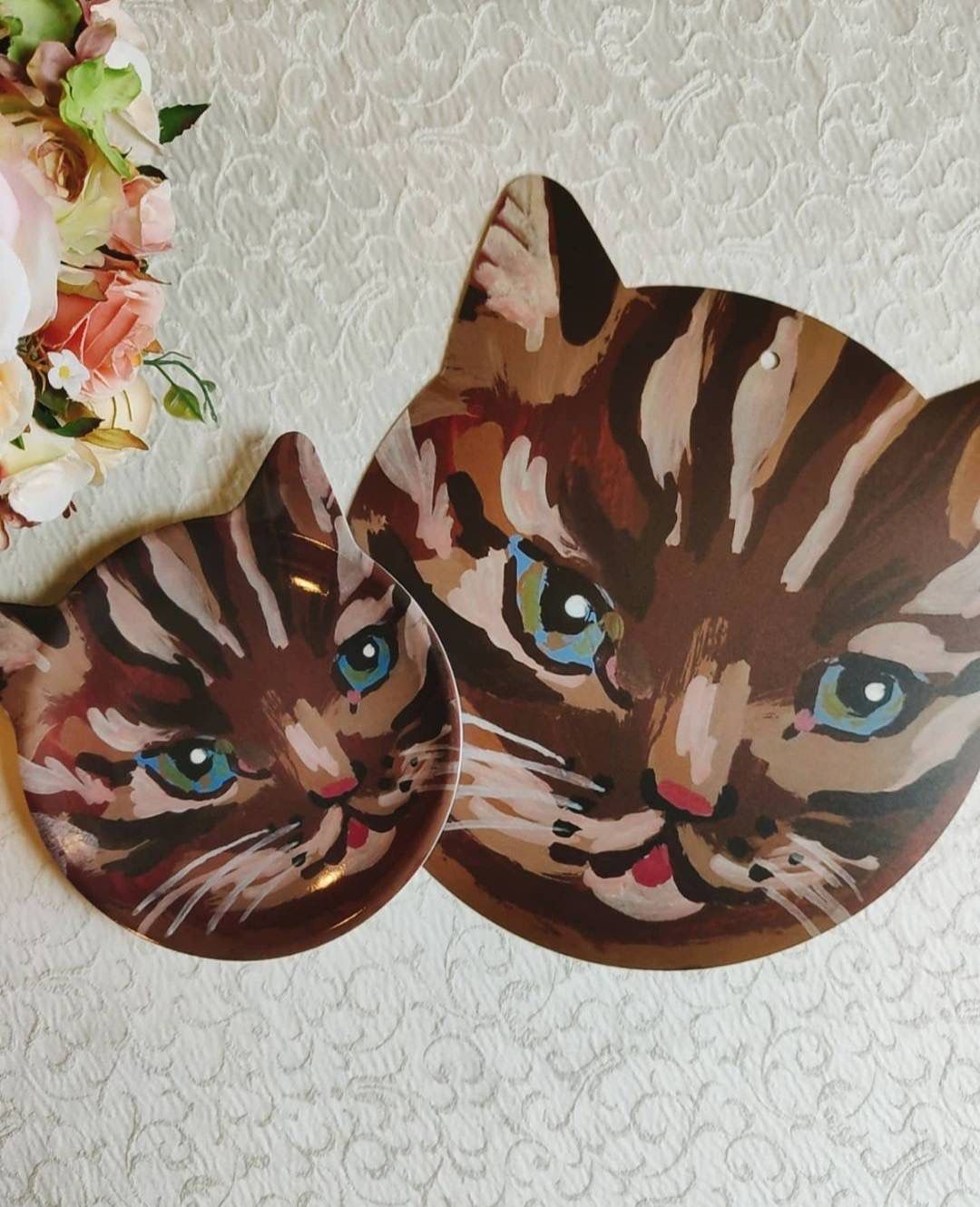 Duo Têtes de Chat Brun