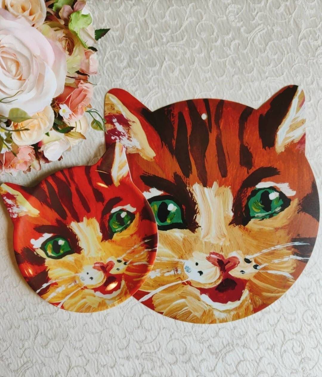 Duo Têtes de Chat Roux